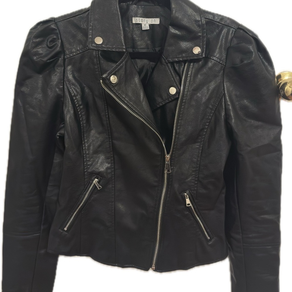 Vintage Black Leather Jacket